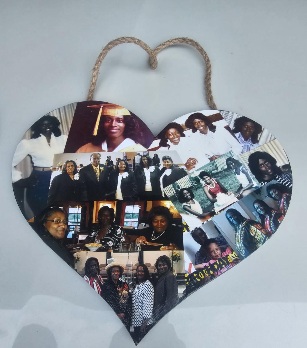 Wooden Heart Collage picture
