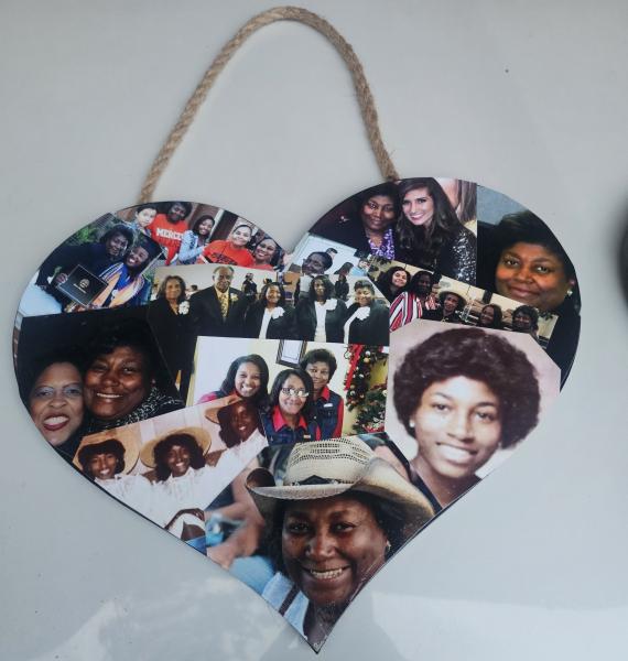 Wooden Heart Collage