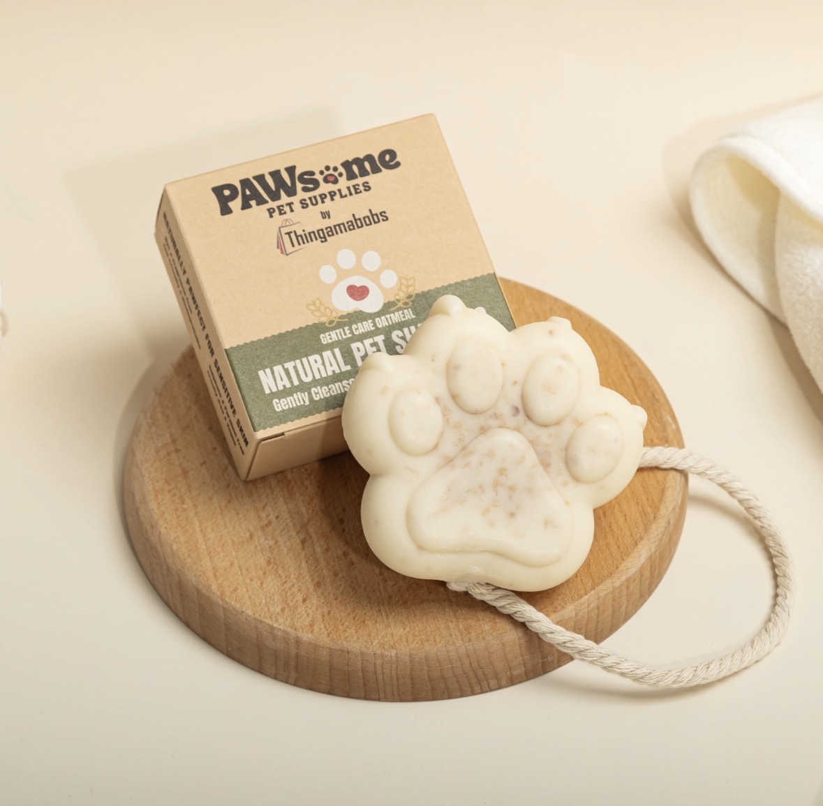 Natural Pet Shampoo Bar - Gentle Care Oatmeal for Sensitive Skin picture