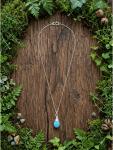 Wire Forged Turquoise Necklace