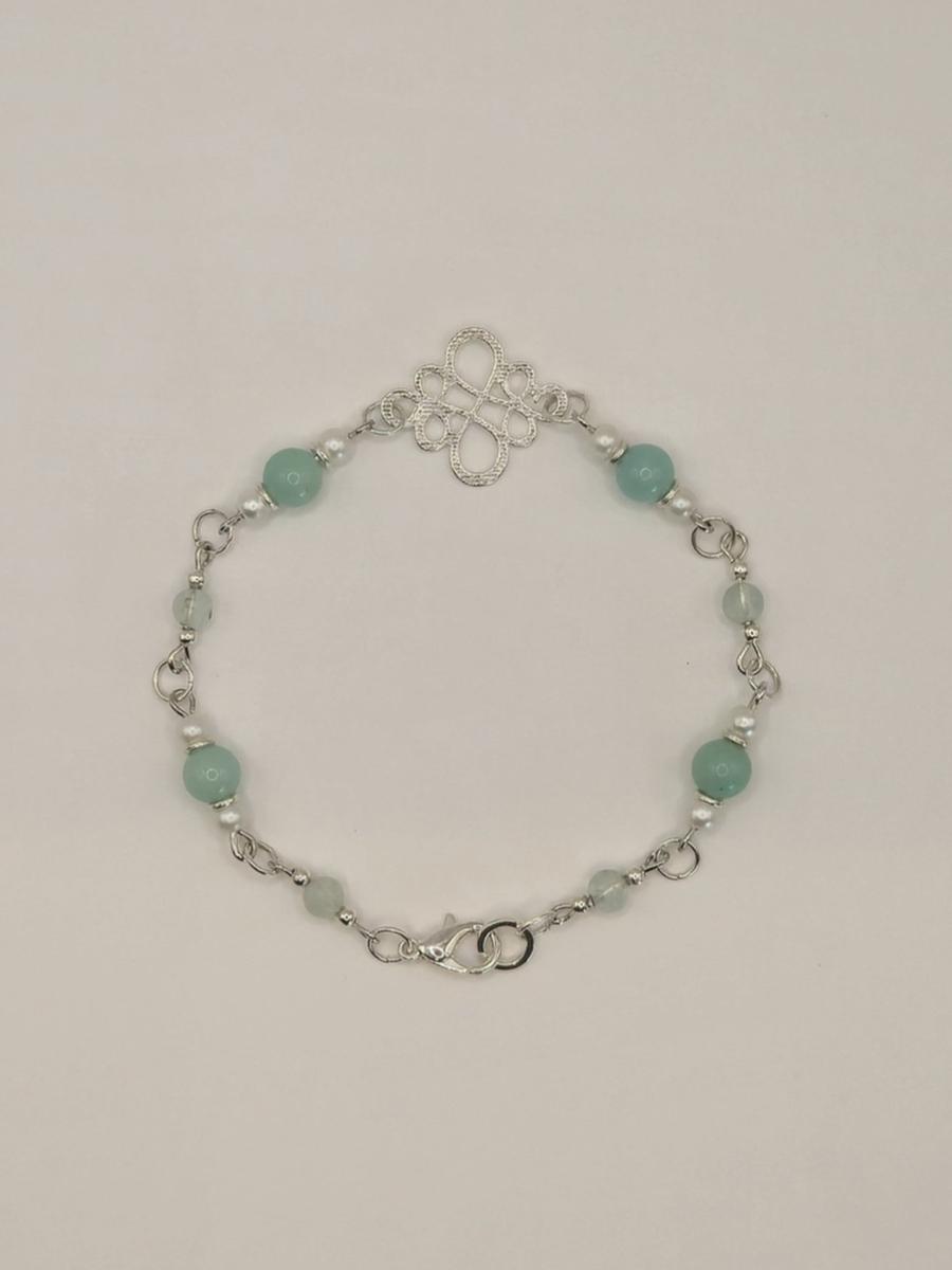 Blue Grey Crackle Glass Collection picture