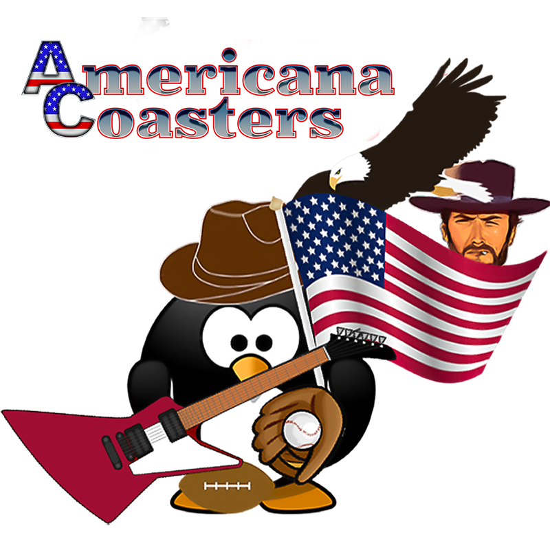 Americana Coasters