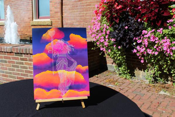Divine Feminine Wall Art Goddess Illustration Artwork Feminine Power Art Spiritual Woman Artwork Colorful Modern Wall Decor