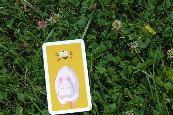 Cute Baby Mouse & Crow Vinyl Sticker, Kawaii Fantasy Animal Sticker, Waterproof Vinyl Decal, Whimsical Character Art, Original Fan Inspired