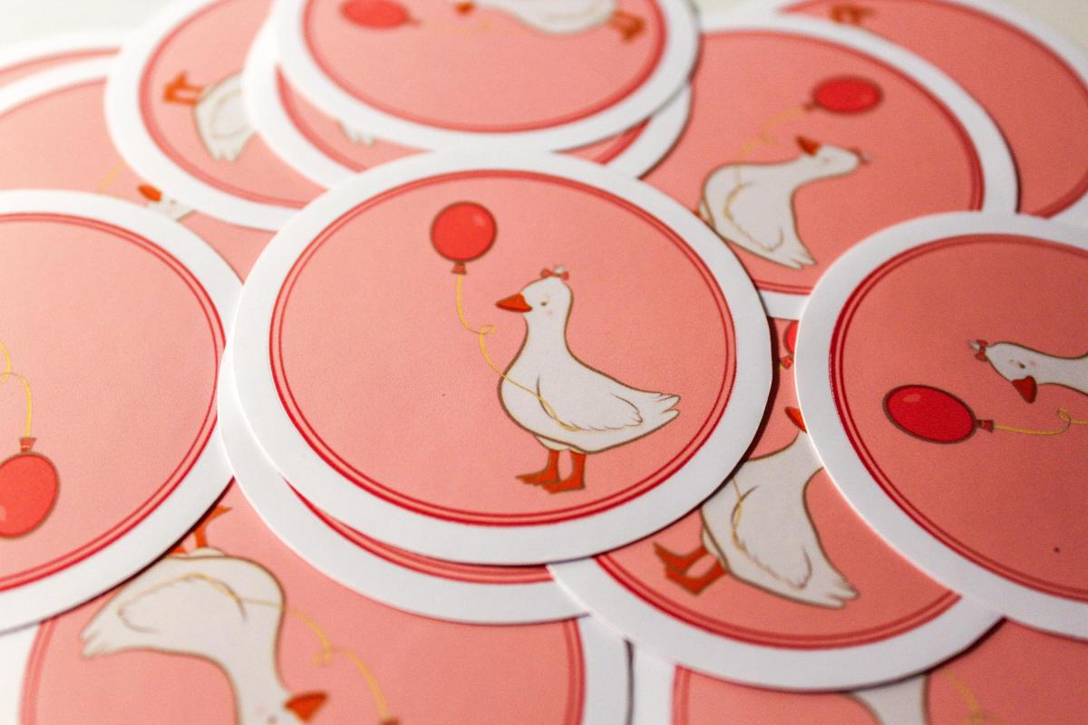 Cute Pink Bow Sticker, Blue Bow Sticker, Girly Aesthetic Sticker, Preppy Bow Sticker, Laptop Sticker, Water Bottle Sticker, Small Vinyl picture