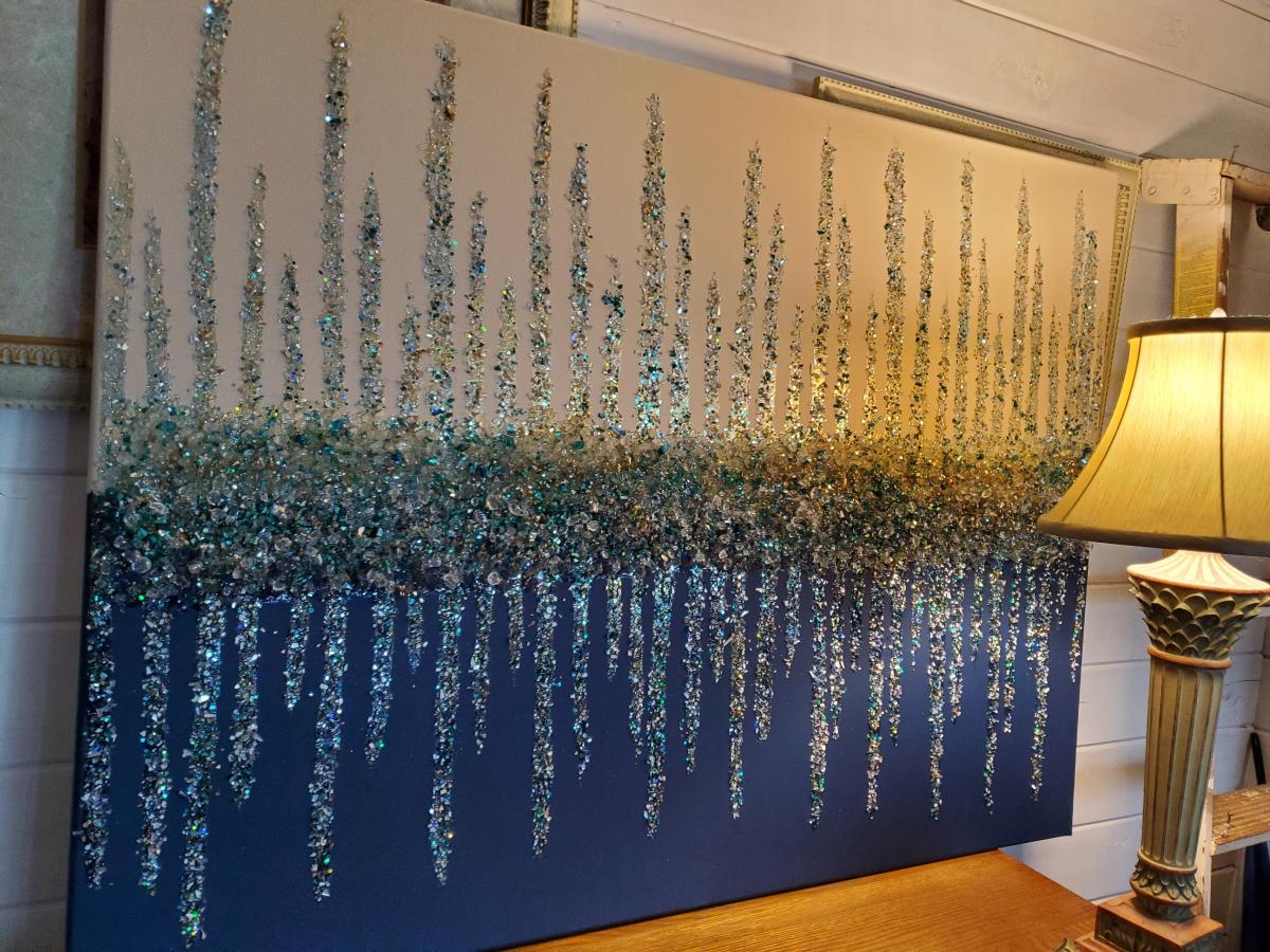 24x48 Custom Abstract Canvas picture