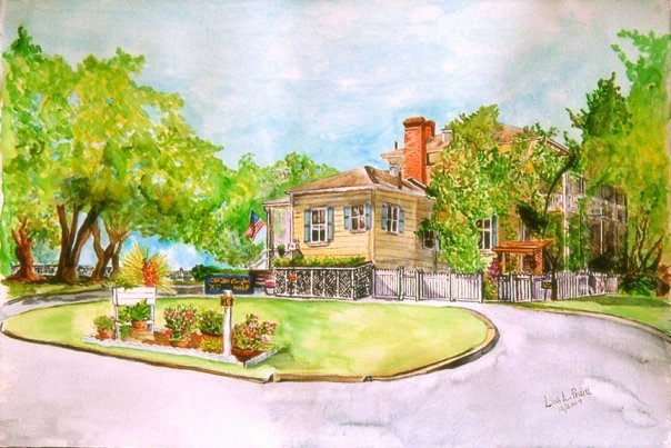 Watercolor of home picture