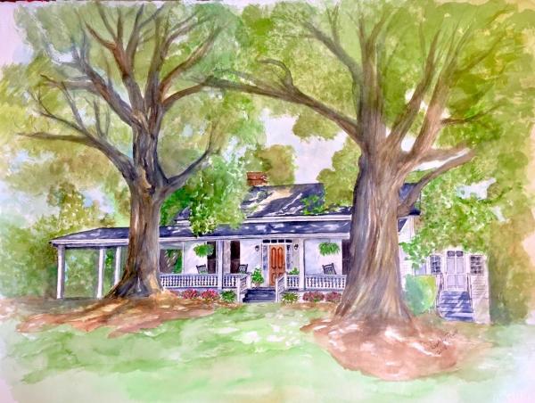 Watercolor of home picture