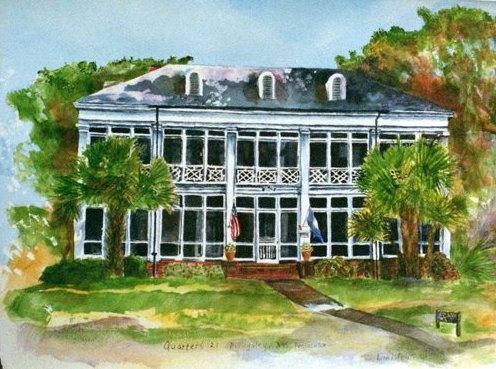 Watercolor of home picture