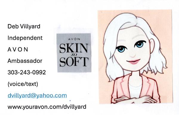 Deb Villyard, Independent Avon Ambassador