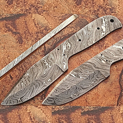 Handmade Damascus Steel Knife (Blank Blade) picture