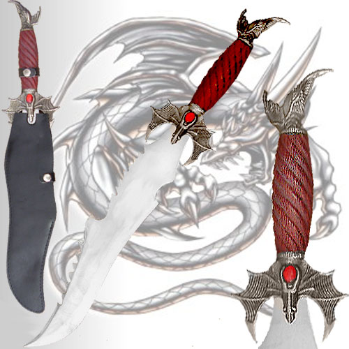 Skyrim Dark Brotherhood Dagger Dragonborn Dovahkiin Flying Dragon 24in Steel picture