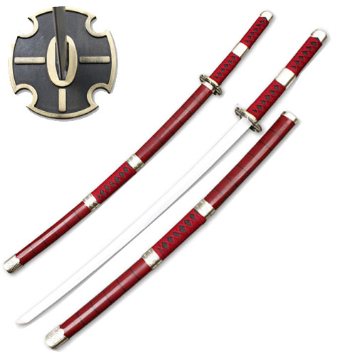 One Piece Anime Cosplay Replica Zoro Wado Ichimonji Sword picture