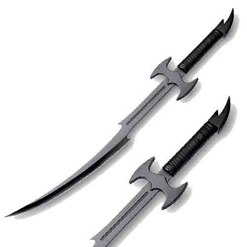 Cold Blooded Ninja Sword Bat-Warrior Scimitar & Shoulder Sheath picture