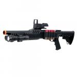 UKARMS M180C2 Spring Shotgun RIS w/ 4 Bullet Shells,