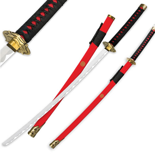 Fantasy Anime Touken Ranbu Carbon Steel Replica Sword picture