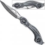 Street Racer Pocket Knife Number 3 Folding 7.8in Sports Car