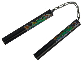 Mattel Nunchaku With Dragen Sticker picture