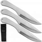 Jack Ripper Throwing Knives 3Pcs Set Very SHARP! 6in Overall Heat Treated