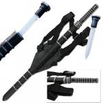 Blade Sword of the Daywalker and Scabbard Vampire Slayer STEEL Replica & Harness