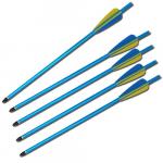 Aluminum Rifle Crossbow Bolts Blue