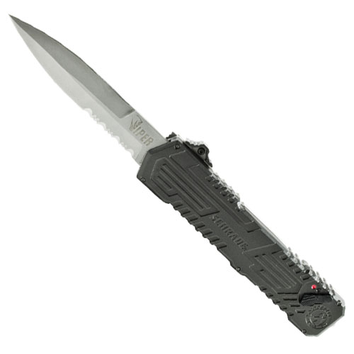 Schrade Viper Out-the-Front Assisted Opening Knife Silver Blade