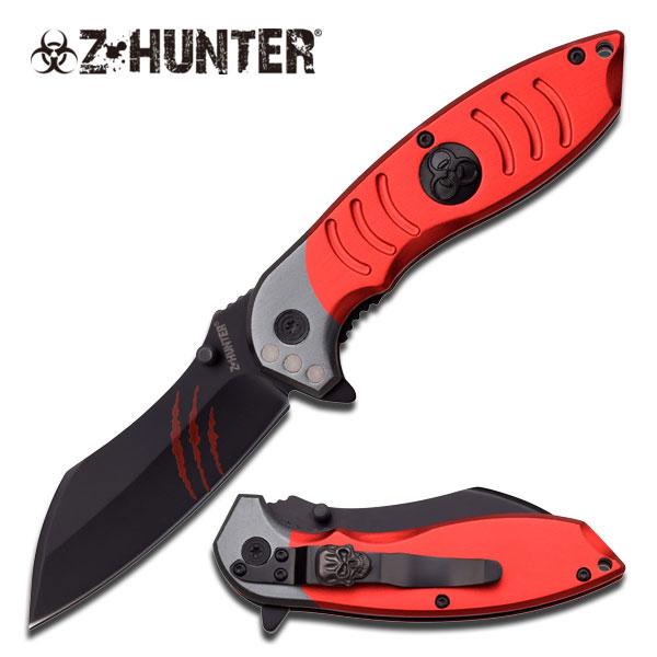 Red Z-Hunter Spring Assisted Knife picture