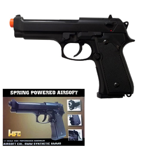 HFC HA-118B Premium Spring Pistol Black