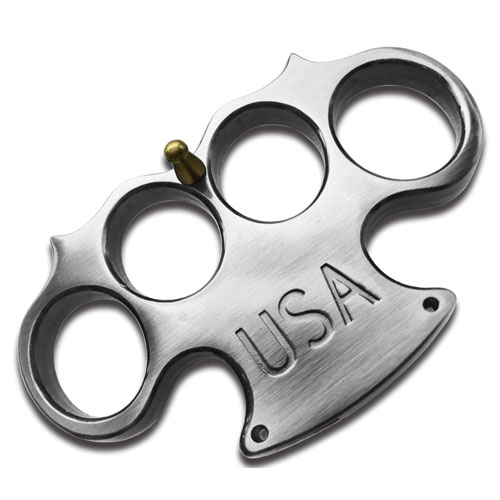 USA Heavy Duty silver Paperweight Buckle Knuckle picture