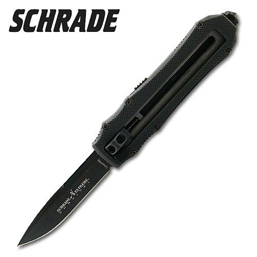 Schrade Extreme Spring Assist Out The Front Black picture