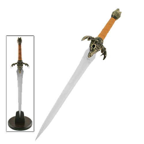 Conan Fathers Sword Dagger Display Replica with Table Stand picture