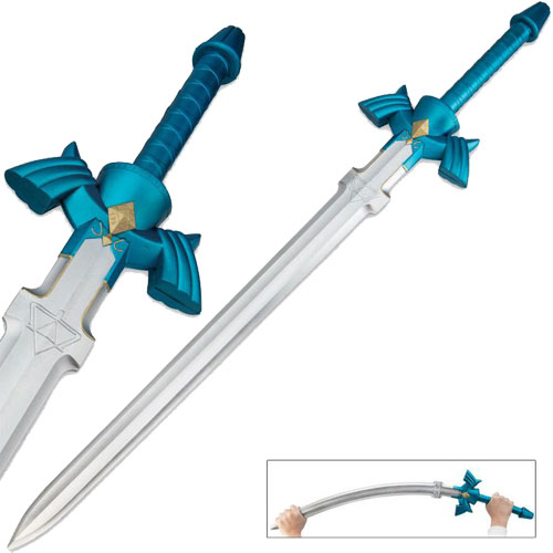 Legend of Zelda FOAM Master Sword Hylian Hyrule Twilight Princess LARP Prop Link