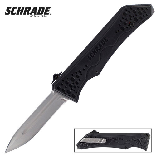 Schrade OTF Assisted Open Double Edge Spear Point Knife picture