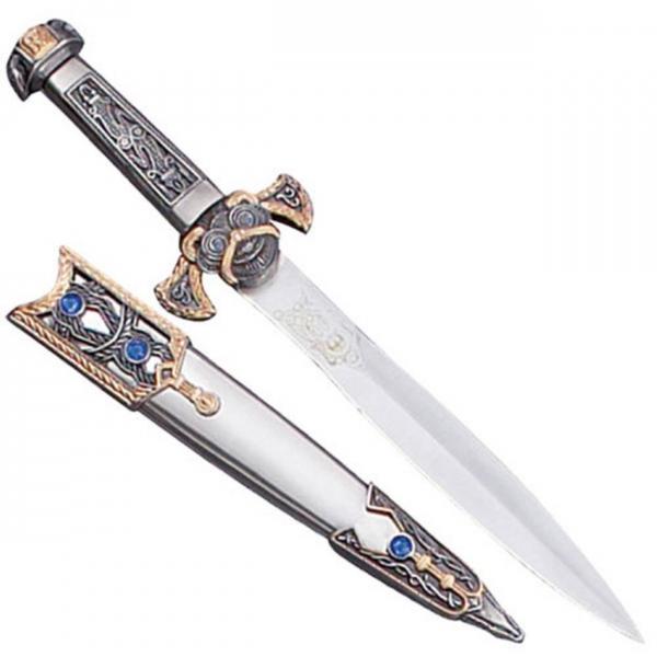 Roman Legion Soldier Short Sword Elite Historical Dagger w/ Blue picture