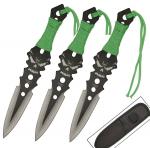 Zombie Killer Virulence Three-Piece Throwing Knives