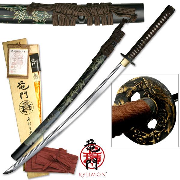 Ryumon Raijin Hand Forged High Carbon Steel Katana 1