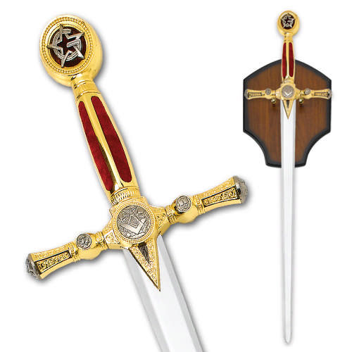 Classic Masonic Freemasonry Sword - Knight's Templar