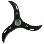 Cyclone 3 Bladed Knife Black