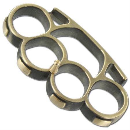 Iron Fist Knuckleduster Paperweight Buckle Champaign