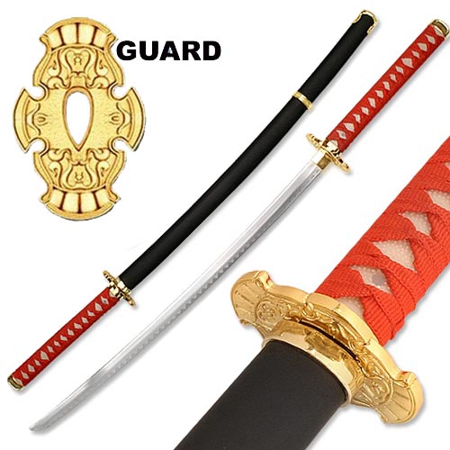 Ryu Dragon Ninja Katana Sword w/ Back Strap