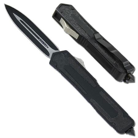 Titan Originator OTF Double Edge Auto Knife Black picture