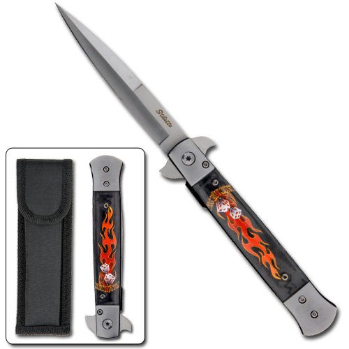 Fast Action Assisted Stiletto Style Knife 1