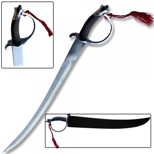 Pirate Boarding Sword (Silver - 25" in Overall Length) picture