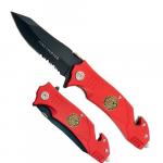 Fire Fighter Rescue Folder Spring Assist Knife