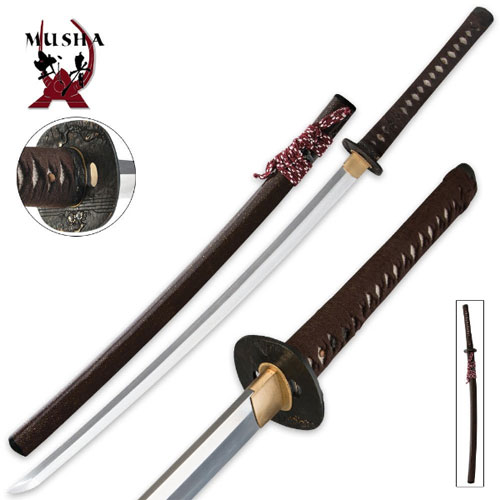 Musashi Dark Stallion Katana Sword 1060 Carbon Steel picture