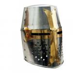 Brass Crusader Great Helmet