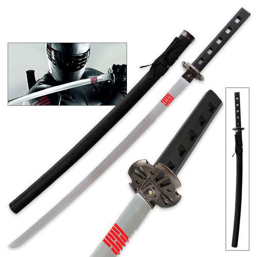 GI Joe Snake Eyes Full Tang Sword Replica picture