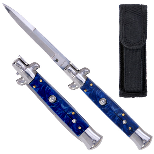 Classic Stiletto Knife Blue picture