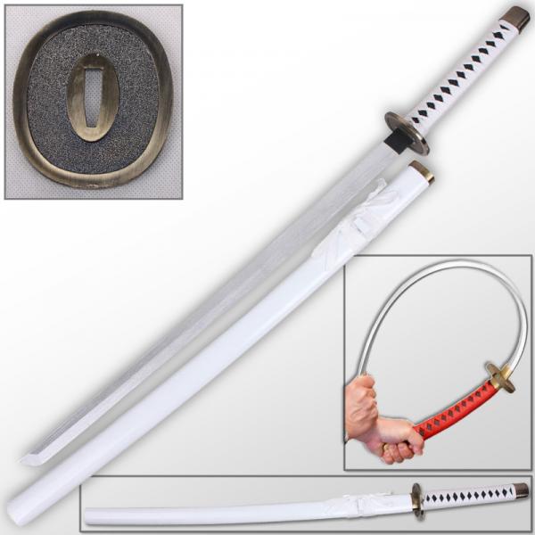 One Piece Anime FOAM Sword & Saya Wado Ichimonji Roronoa Zoro Cosplay White picture