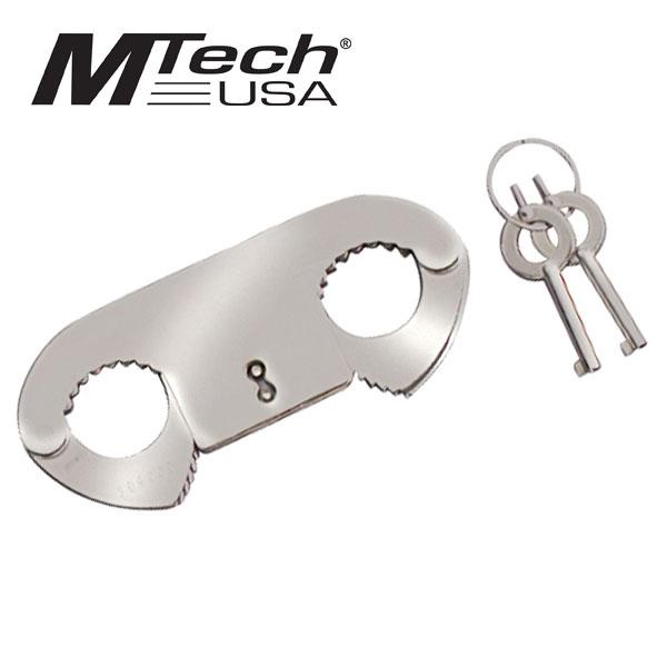 Thumb Cuffs with Keys - Stainless steel construction picture